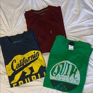 Men’s SMALL tee shirts (Lot of 3)